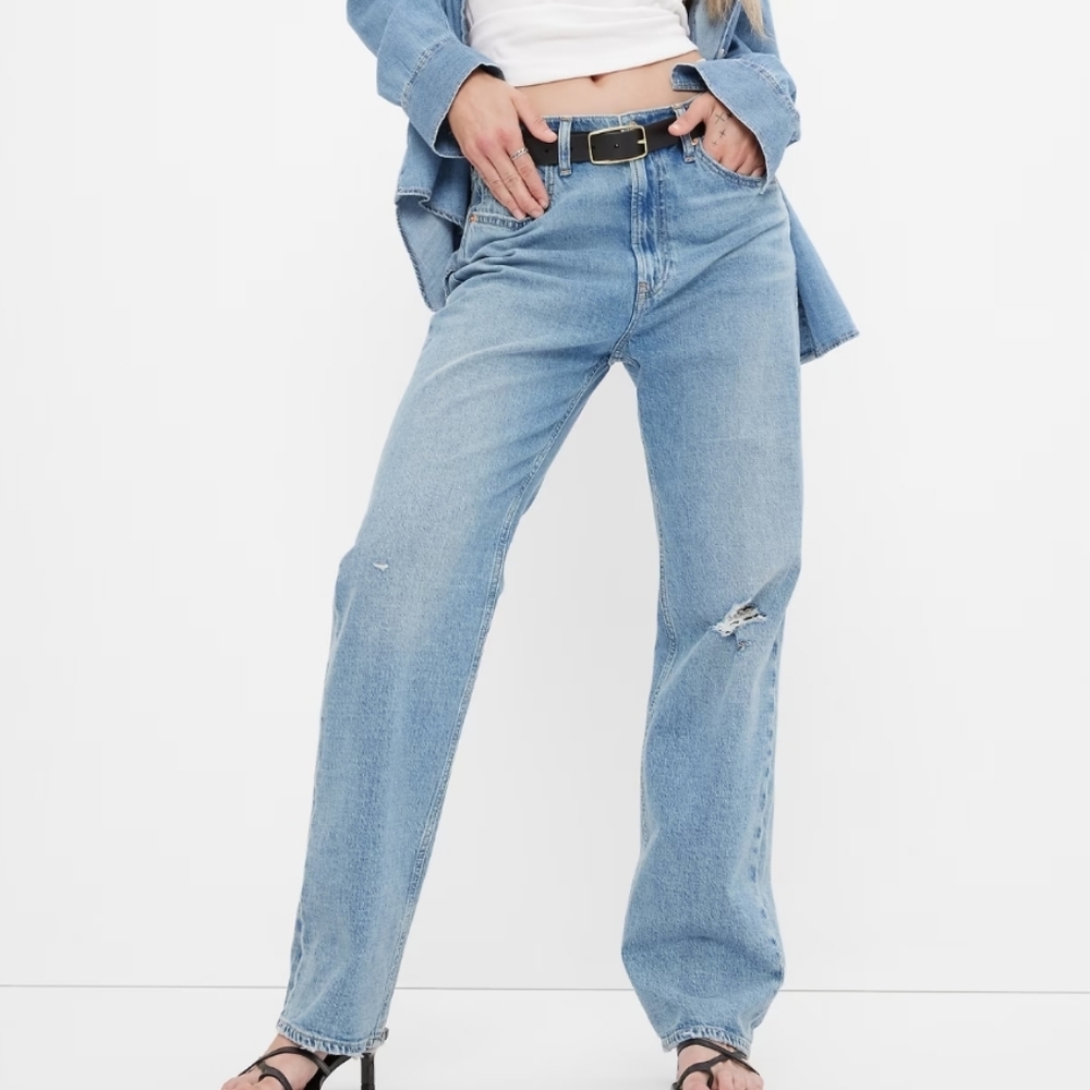 Gap High Rise Organic Cotton '90s LooseJeans s 32/14